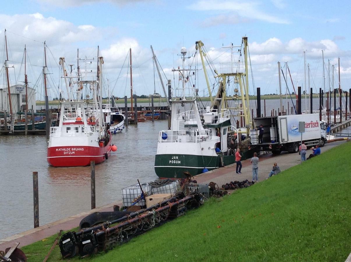 Vier Sterne Am Hafen, Ditzum Exterior photo